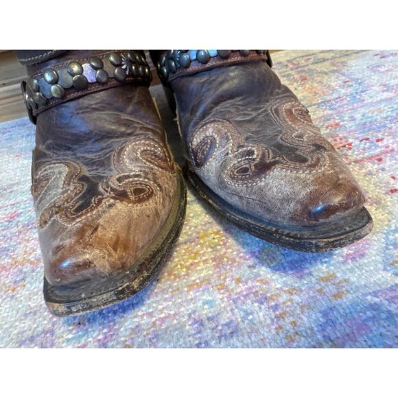 Double D Ranch X Lane Frontier Trapper Boot 7.5 - Picture 4 of 13